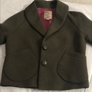 Army green blazer